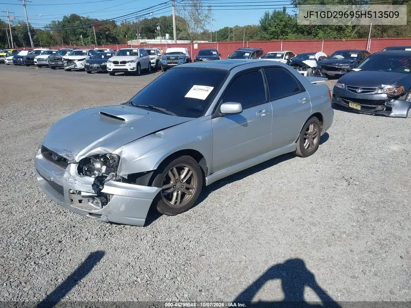 2005 SUBARU IMPREZA VIN JF1GD29695H513509 — фото 2