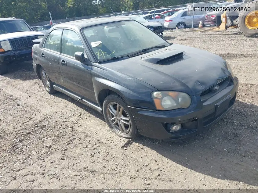 SUBARU IMPREZA 2005, VIN JF1GD29625G524860