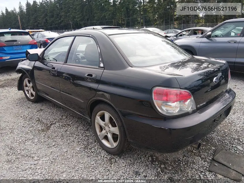 2006 SUBARU IMPREZA VIN JF1GD67656H521196 — фото 3