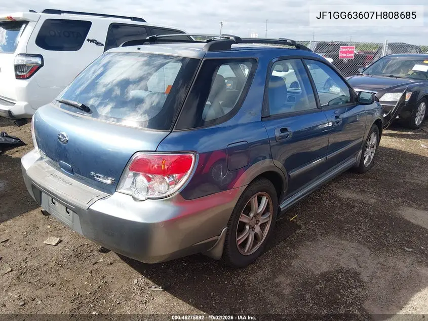 2007 SUBARU IMPREZA VIN JF1GG63607H808685 — фото 4