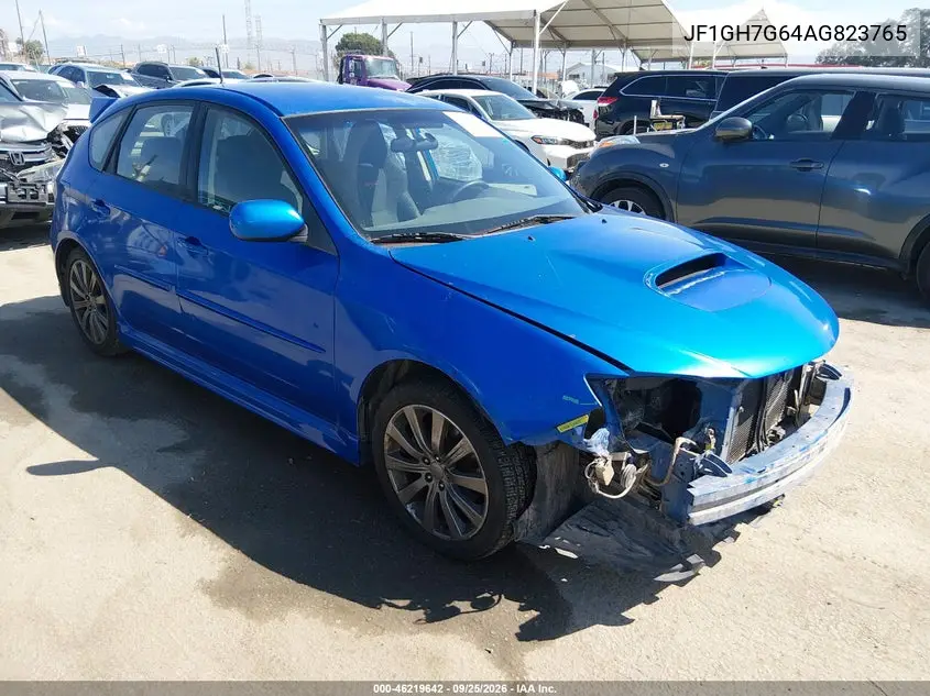 SUBARU IMPREZA 2010, VIN JF1GH7G64AG823765