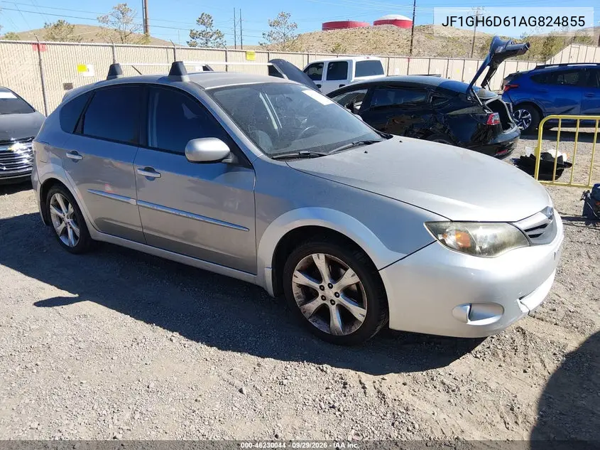 SUBARU IMPREZA 2010, VIN JF1GH6D61AG824855