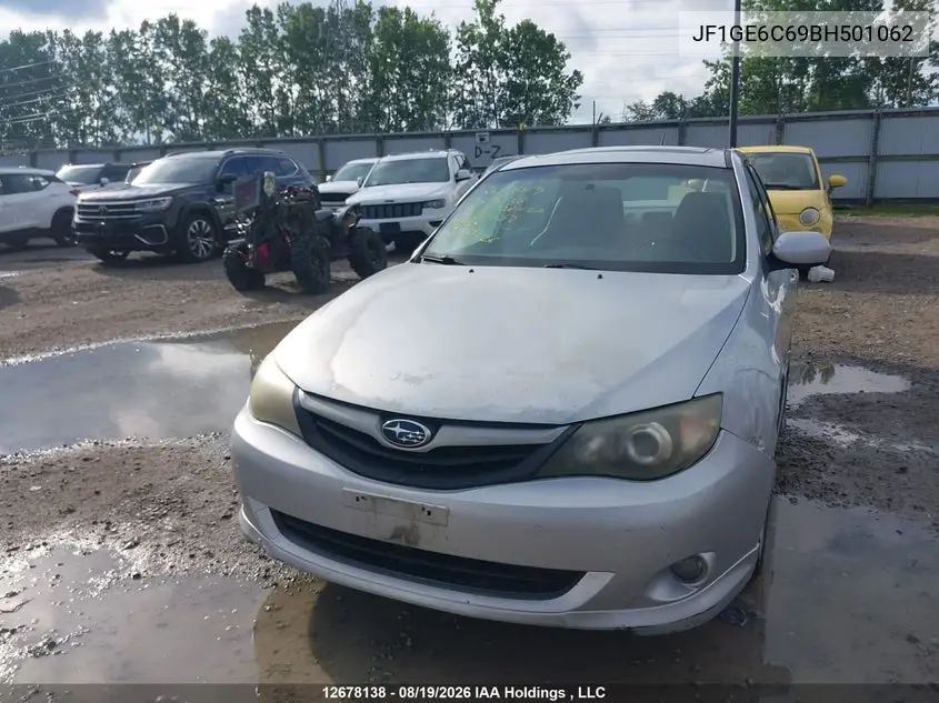 2011 SUBARU IMPREZA VIN JF1GE6C69BH501062 — фото 11
