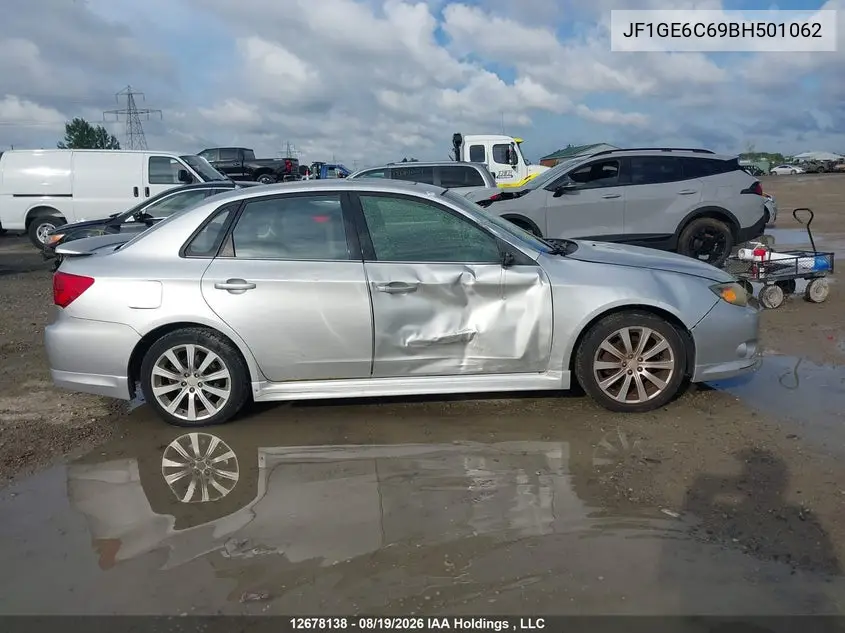 2011 SUBARU IMPREZA VIN JF1GE6C69BH501062 — фото 12