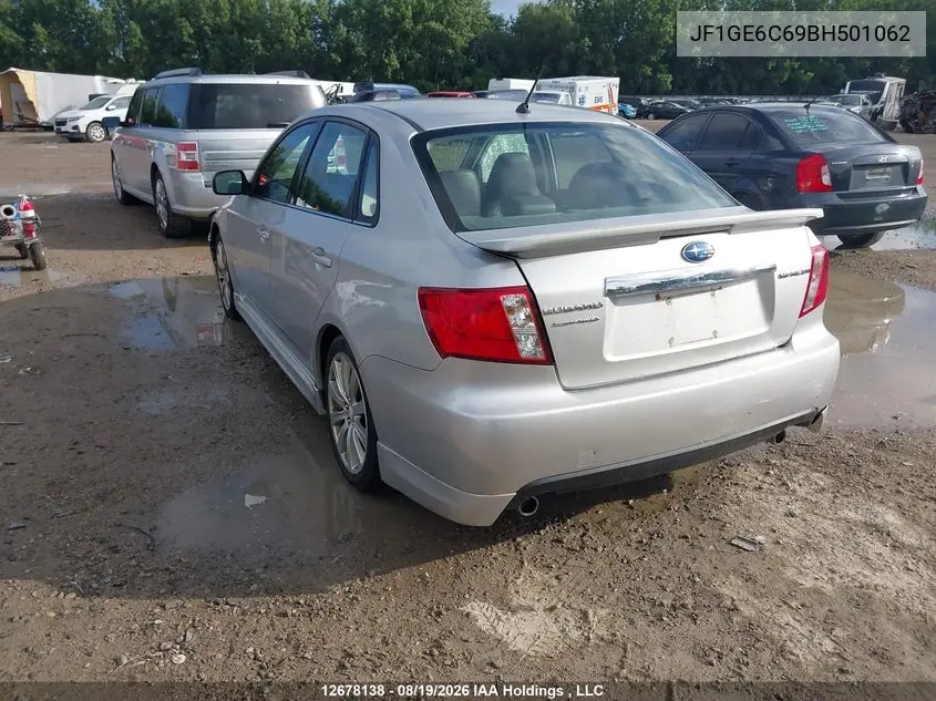 2011 SUBARU IMPREZA VIN JF1GE6C69BH501062 — фото 3