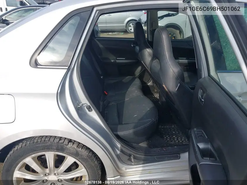 2011 SUBARU IMPREZA VIN JF1GE6C69BH501062 — фото 8