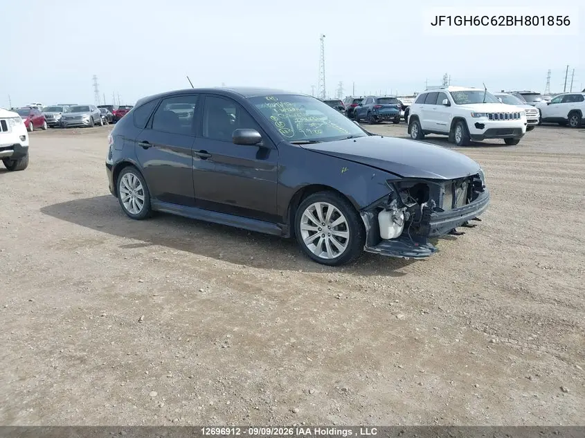 SUBARU IMPREZA 2011, VIN JF1GH6C62BH801856