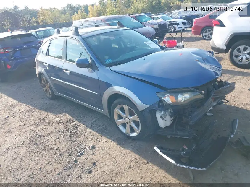 SUBARU IMPREZA 2011, VIN JF1GH6D67BH813743