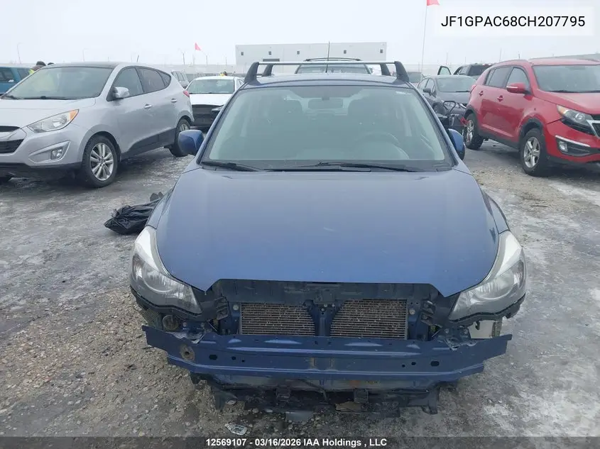 2012 SUBARU IMPREZA VIN JF1GPAC68CH207795 — фото 13