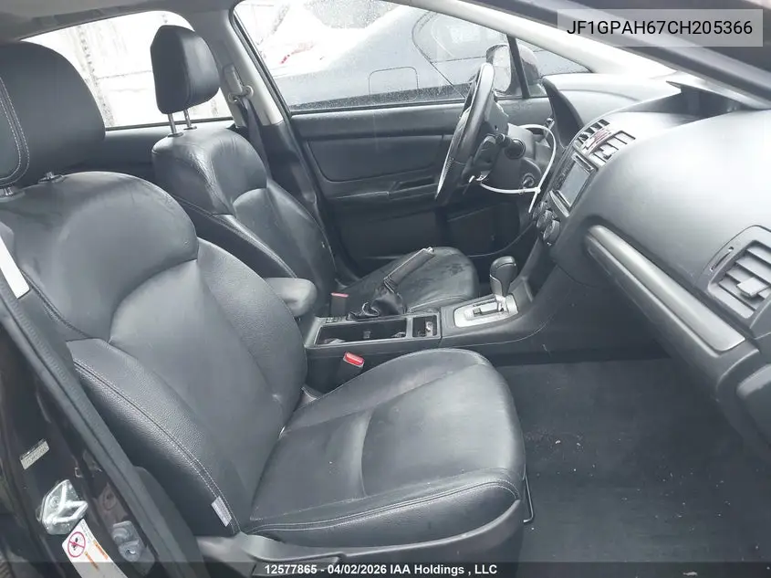 2012 SUBARU IMPREZA VIN JF1GPAH67CH205366 — фото 5