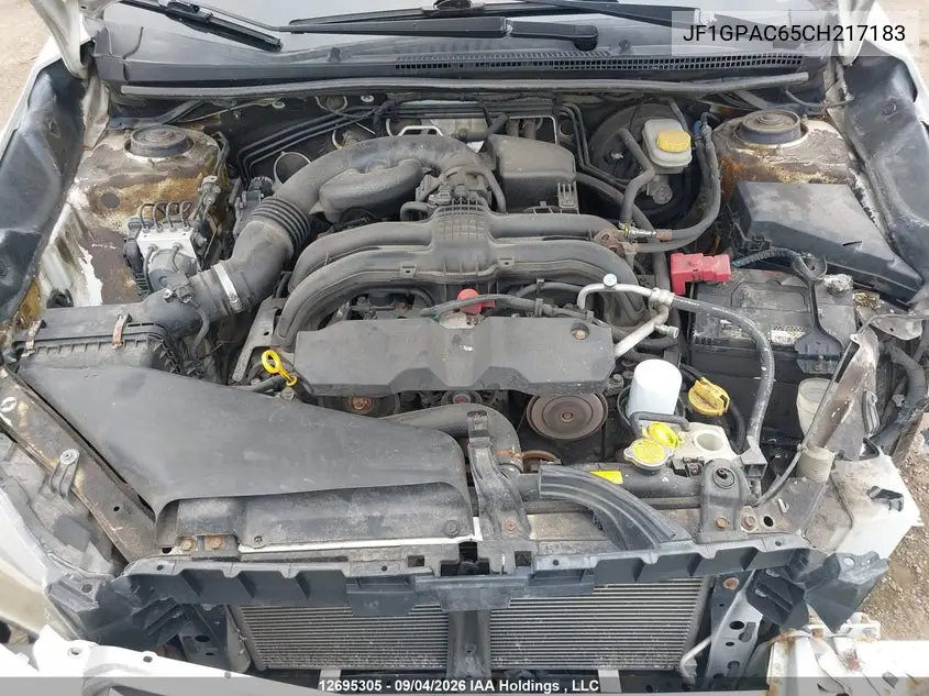 2012 SUBARU IMPREZA VIN JF1GPAC65CH217183 — фото 10