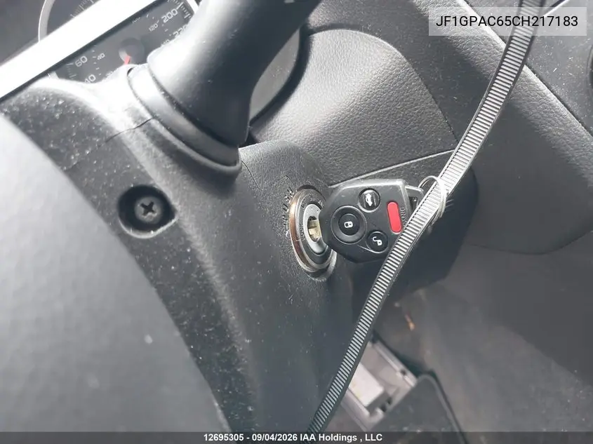 2012 SUBARU IMPREZA VIN JF1GPAC65CH217183 — фото 11
