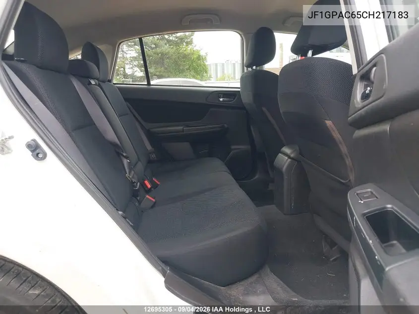 2012 SUBARU IMPREZA VIN JF1GPAC65CH217183 — фото 8