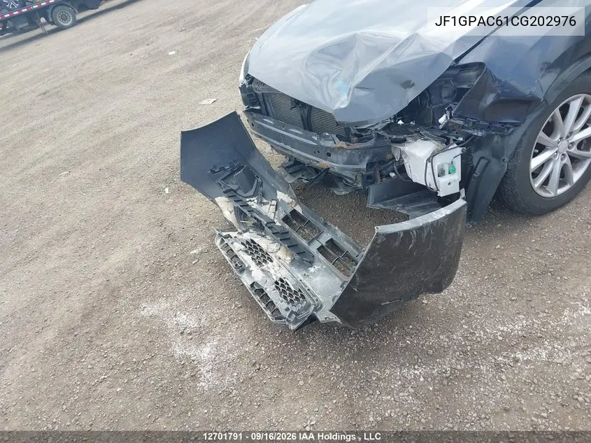 2012 SUBARU IMPREZA VIN JF1GPAC61CG202976 — фото 12