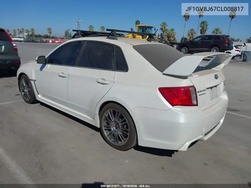 2012 SUBARU IMPREZA VIN JF1GV8J67CL008817 — фото 3