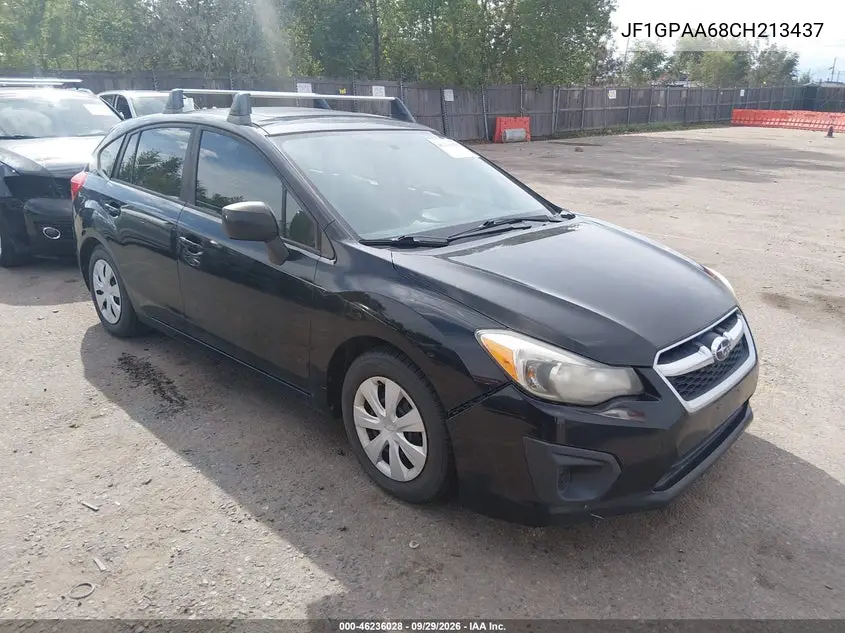 SUBARU IMPREZA 2012, VIN JF1GPAA68CH213437