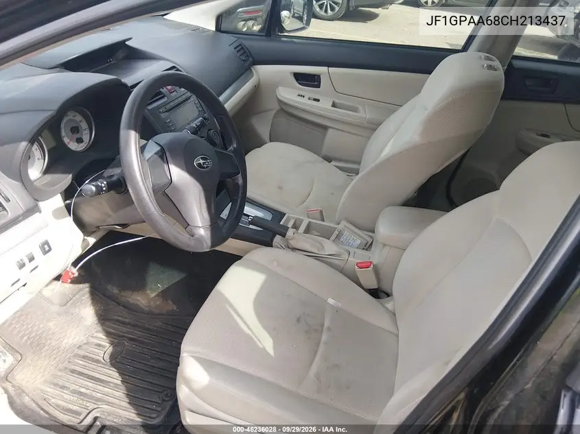 2012 SUBARU IMPREZA VIN JF1GPAA68CH213437 — фото 5