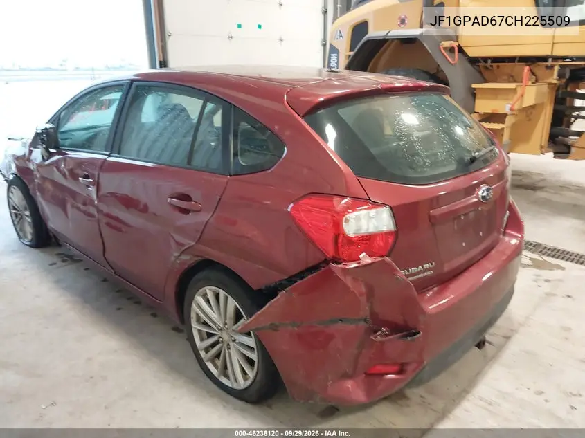 2012 SUBARU IMPREZA VIN JF1GPAD67CH225509 — фото 3