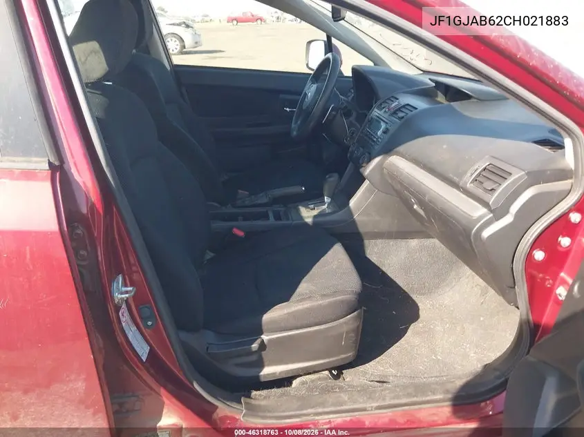 2012 SUBARU IMPREZA VIN JF1GJAB62CH021883 — фото 5