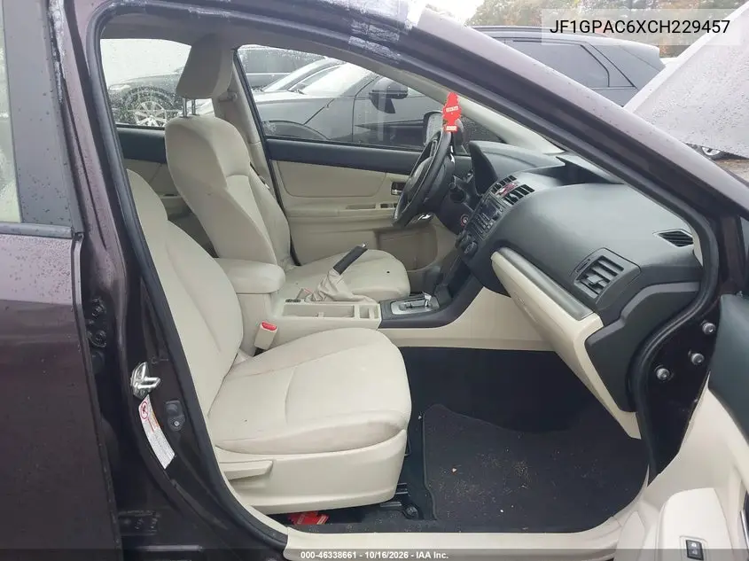 2012 SUBARU IMPREZA VIN JF1GPAC6XCH229457 — фото 5