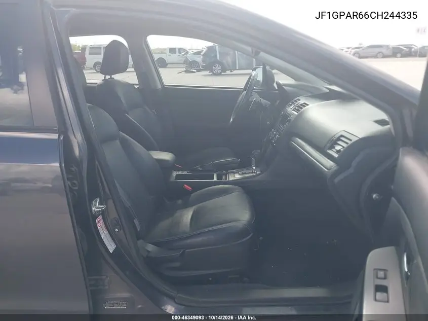 2012 SUBARU IMPREZA VIN JF1GPAR66CH244335 — фото 5