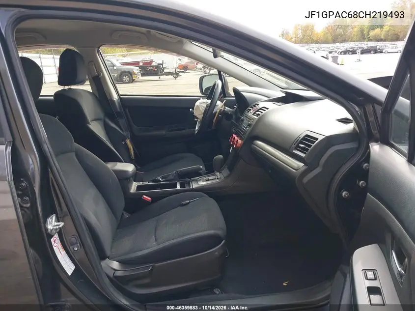 2012 SUBARU IMPREZA VIN JF1GPAC68CH219493 — фото 5