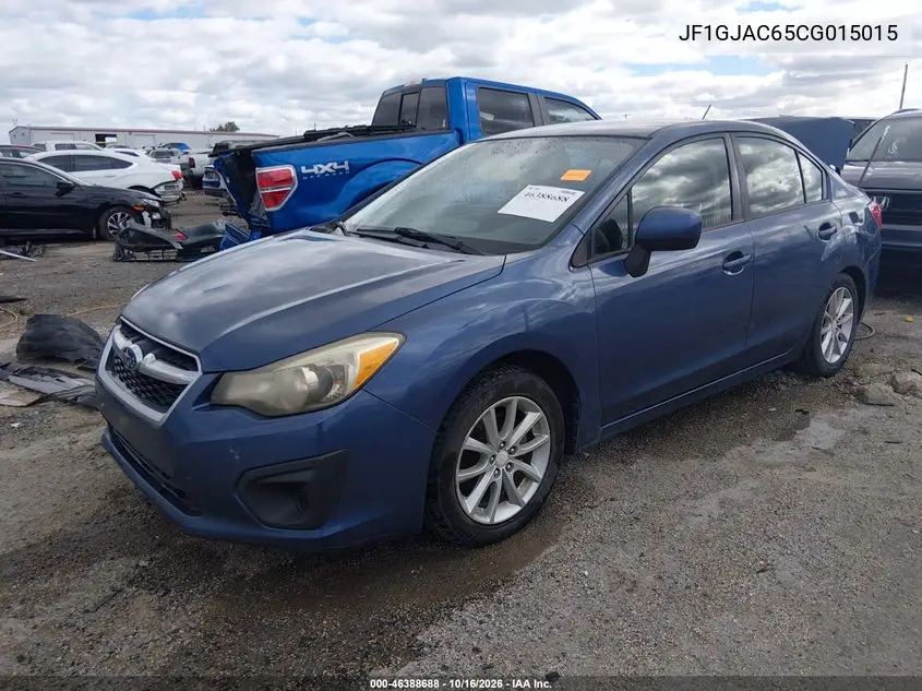 2012 SUBARU IMPREZA VIN JF1GJAC65CG015015 — фото 2