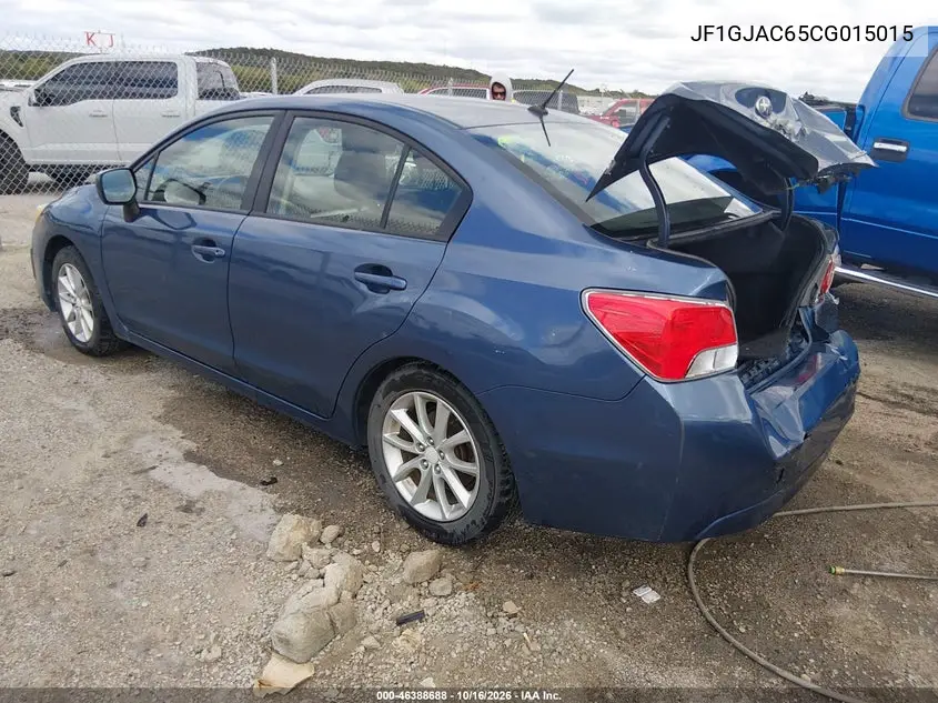 2012 SUBARU IMPREZA VIN JF1GJAC65CG015015 — фото 3