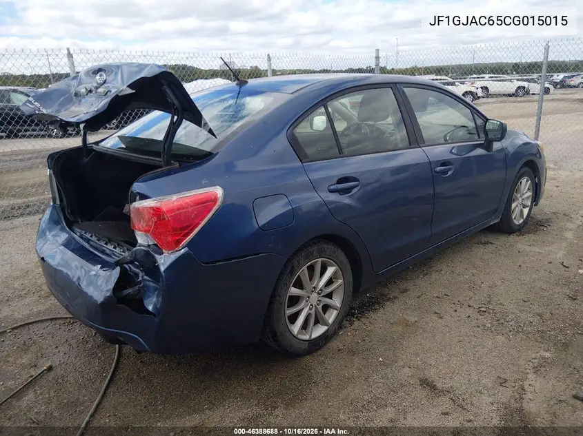 2012 SUBARU IMPREZA VIN JF1GJAC65CG015015 — фото 4