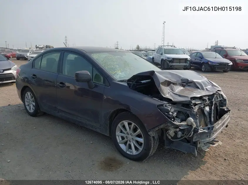 SUBARU IMPREZA 2013, VIN JF1GJAC61DH015198