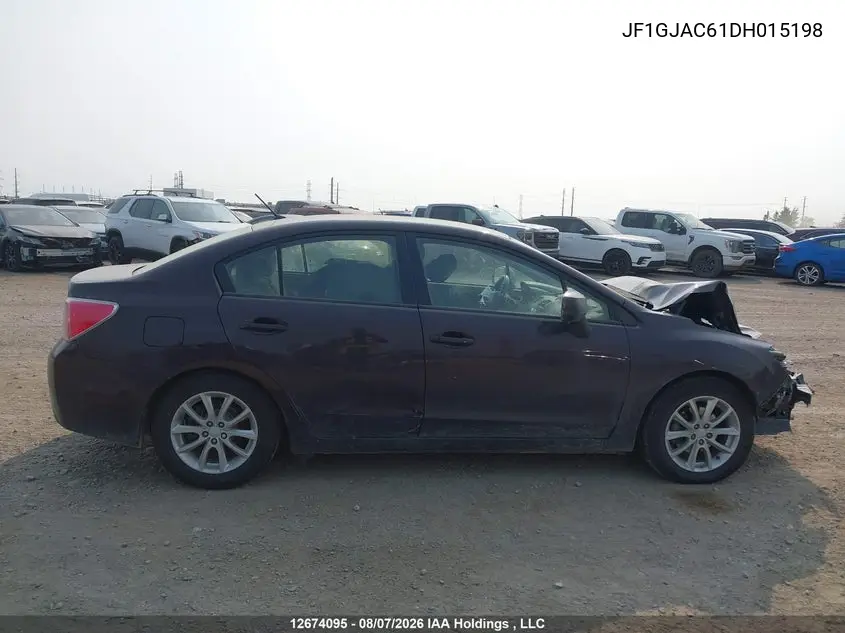 2013 SUBARU IMPREZA VIN JF1GJAC61DH015198 — фото 14