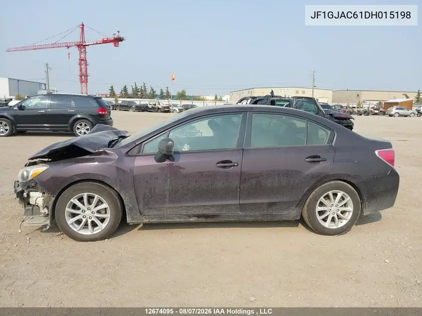 2013 SUBARU IMPREZA VIN JF1GJAC61DH015198 — фото 15