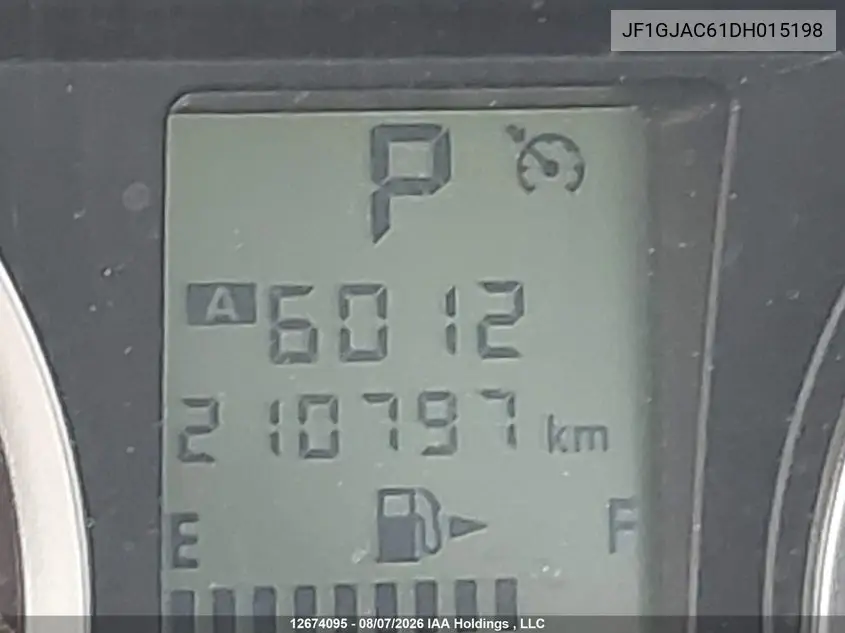 2013 SUBARU IMPREZA VIN JF1GJAC61DH015198 — фото 16