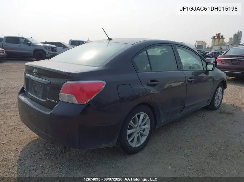 2013 SUBARU IMPREZA VIN JF1GJAC61DH015198 — фото 4