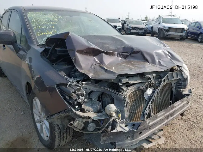 2013 SUBARU IMPREZA VIN JF1GJAC61DH015198 — фото 6