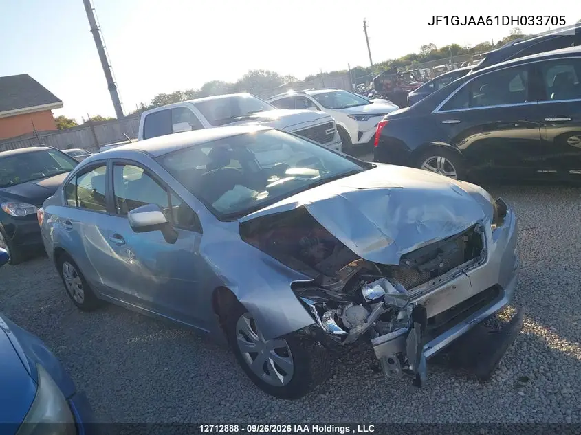 SUBARU IMPREZA 2013, VIN JF1GJAA61DH033705