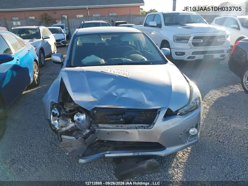 2013 SUBARU IMPREZA VIN JF1GJAA61DH033705 — фото 12