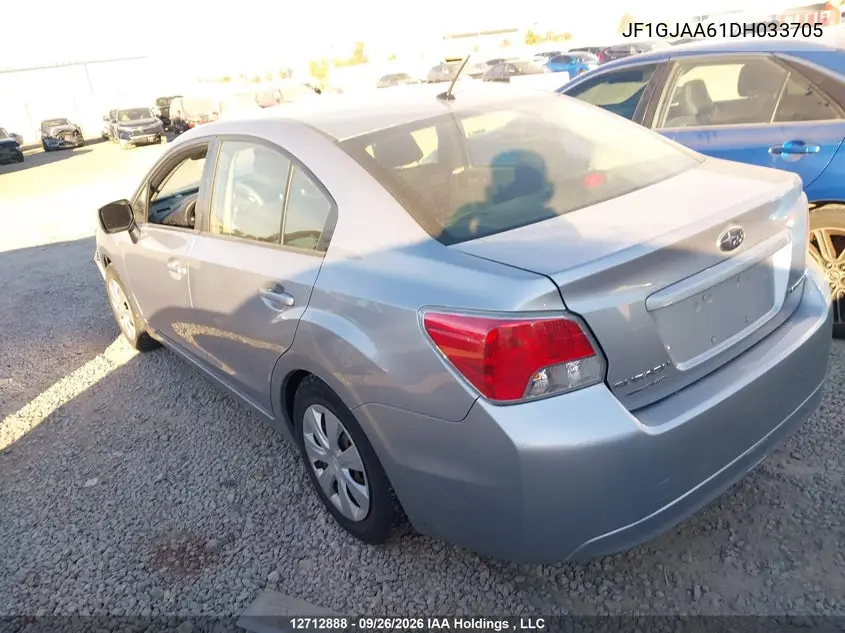 2013 SUBARU IMPREZA VIN JF1GJAA61DH033705 — фото 3