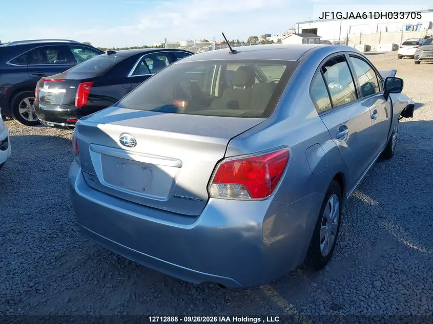 2013 SUBARU IMPREZA VIN JF1GJAA61DH033705 — фото 4