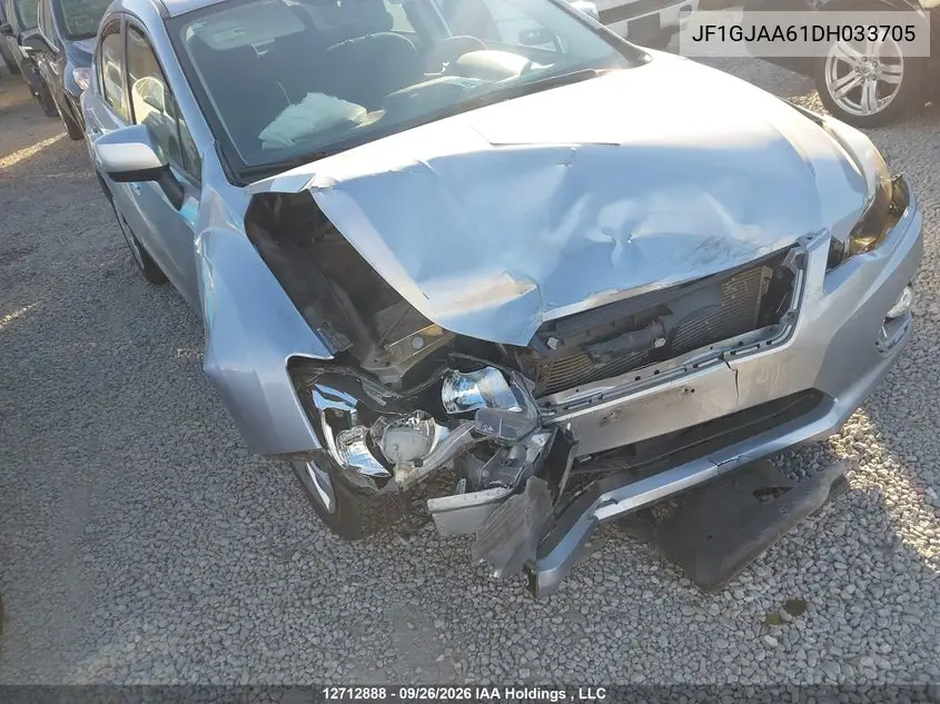 2013 SUBARU IMPREZA VIN JF1GJAA61DH033705 — фото 6