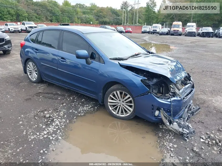 SUBARU IMPREZA 2013, VIN JF1GPAD61DH825590