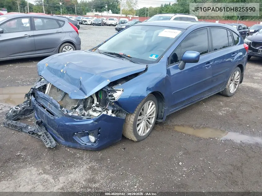 2013 SUBARU IMPREZA VIN JF1GPAD61DH825590 — фото 2