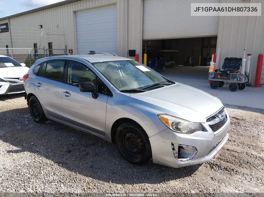 SUBARU IMPREZA 2013, VIN JF1GPAA61DH807336