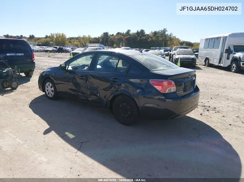 2013 SUBARU IMPREZA VIN JF1GJAA65DH024702 — фото 3