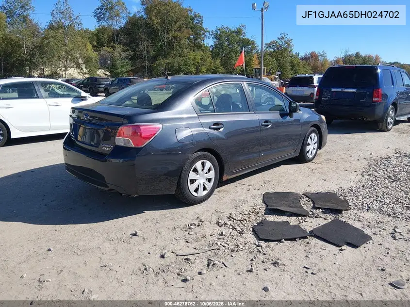 2013 SUBARU IMPREZA VIN JF1GJAA65DH024702 — фото 4