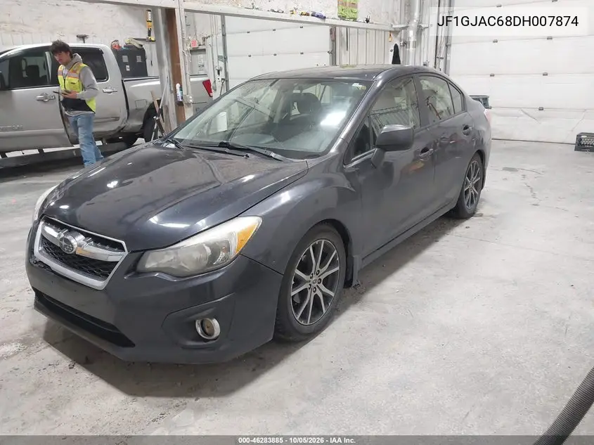 2013 SUBARU IMPREZA VIN JF1GJAC68DH007874 — фото 2