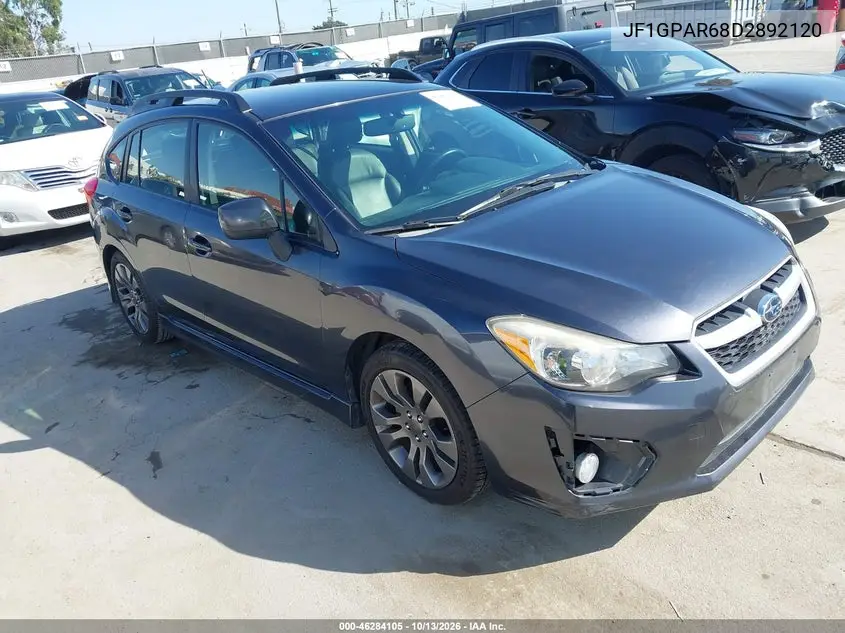 SUBARU IMPREZA 2013, VIN JF1GPAR68D2892120