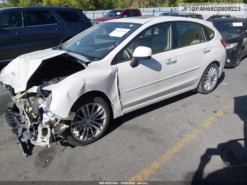 2013 SUBARU IMPREZA VIN JF1GPAH68D2809223 — фото 2