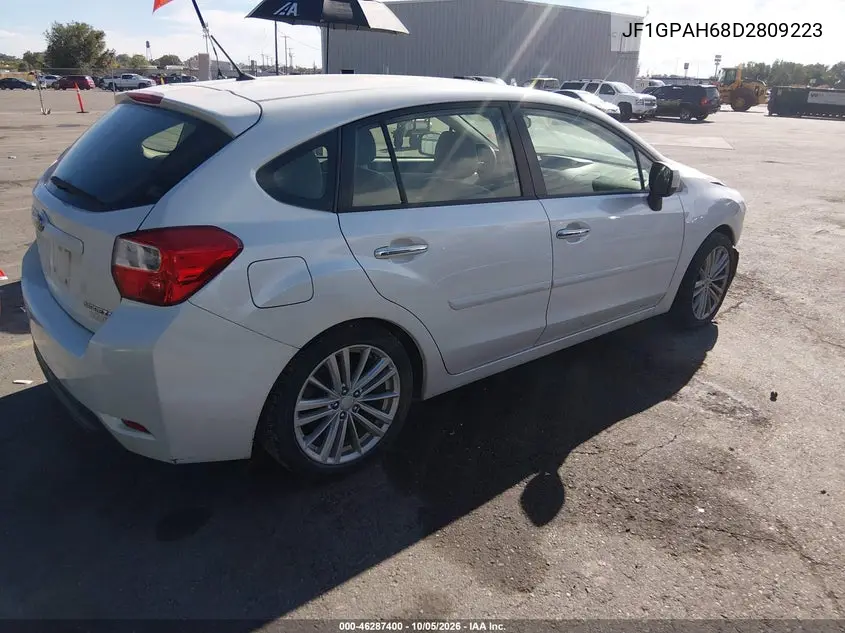 2013 SUBARU IMPREZA VIN JF1GPAH68D2809223 — фото 4