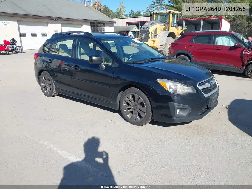 SUBARU IMPREZA 2013, VIN JF1GPAS64DH204265